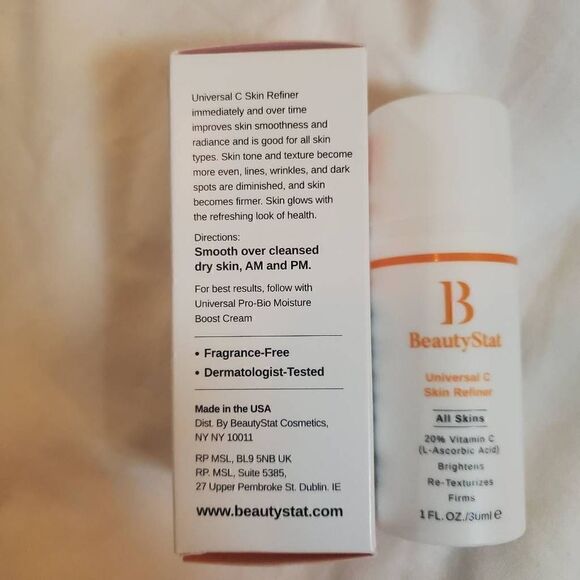 NEW BeautyStat Universal C Skin Refiner Moisturizer Fullsize - Picture 6 of 7